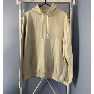 Desert Dunes beige men’s sweater quiet luxury organic cotton XL preppy